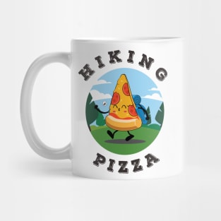 hiking and pizza funny cute Mug